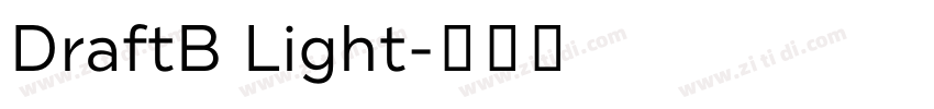 DraftB Light字体转换